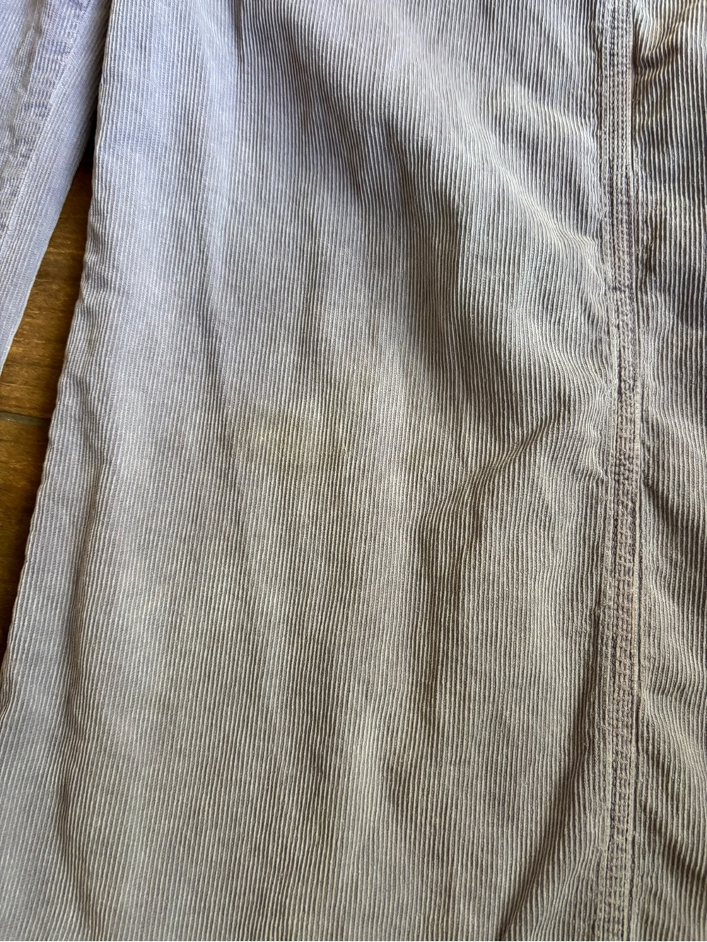 Free People Lavender Corduroy Wide Leg Overalls Bib Pants - Picture 10 of 14